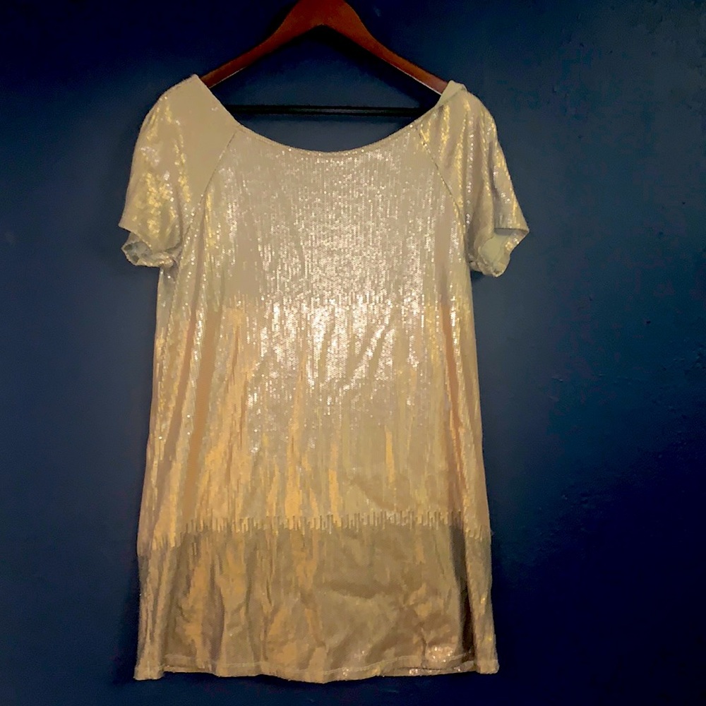 Free People ombré sequin tunic dress - size Small